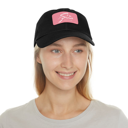 Hat with Leather Patch, &quot;Gratitude&quot;