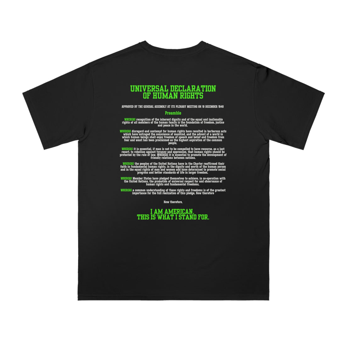 "Article 1" Organic Unisex Classic T-Shirt