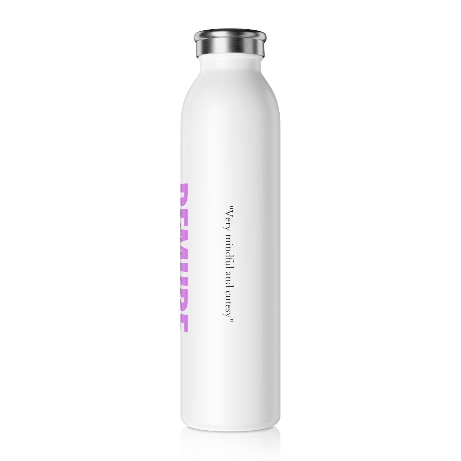 &quot;Very Demure&quot; Slim Water Bottle- Violet