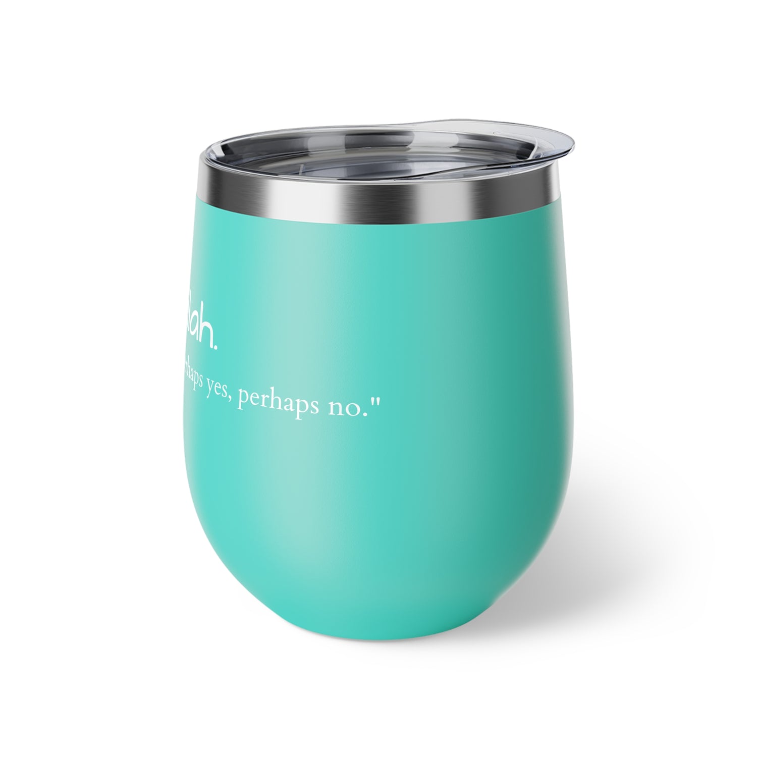 Copper Vacuum Insulated Cup, 12oz- &quot;InshaAllah&quot;