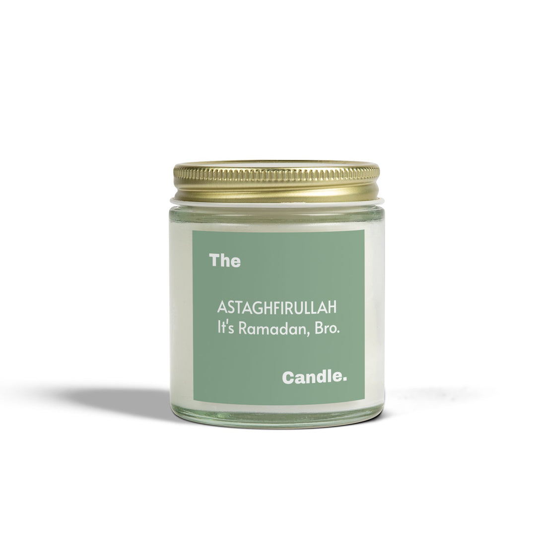 "Astaghfirullah" Scented Candles, Coconut Apricot Wax (4oz, 9oz)