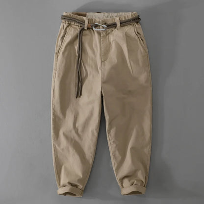 Unique Design Quality Cotton Cargo Pants Men Brand Trend Casual Trousers Elastic Waist 29-36 Pantalones Hombre Pantalon Homme
