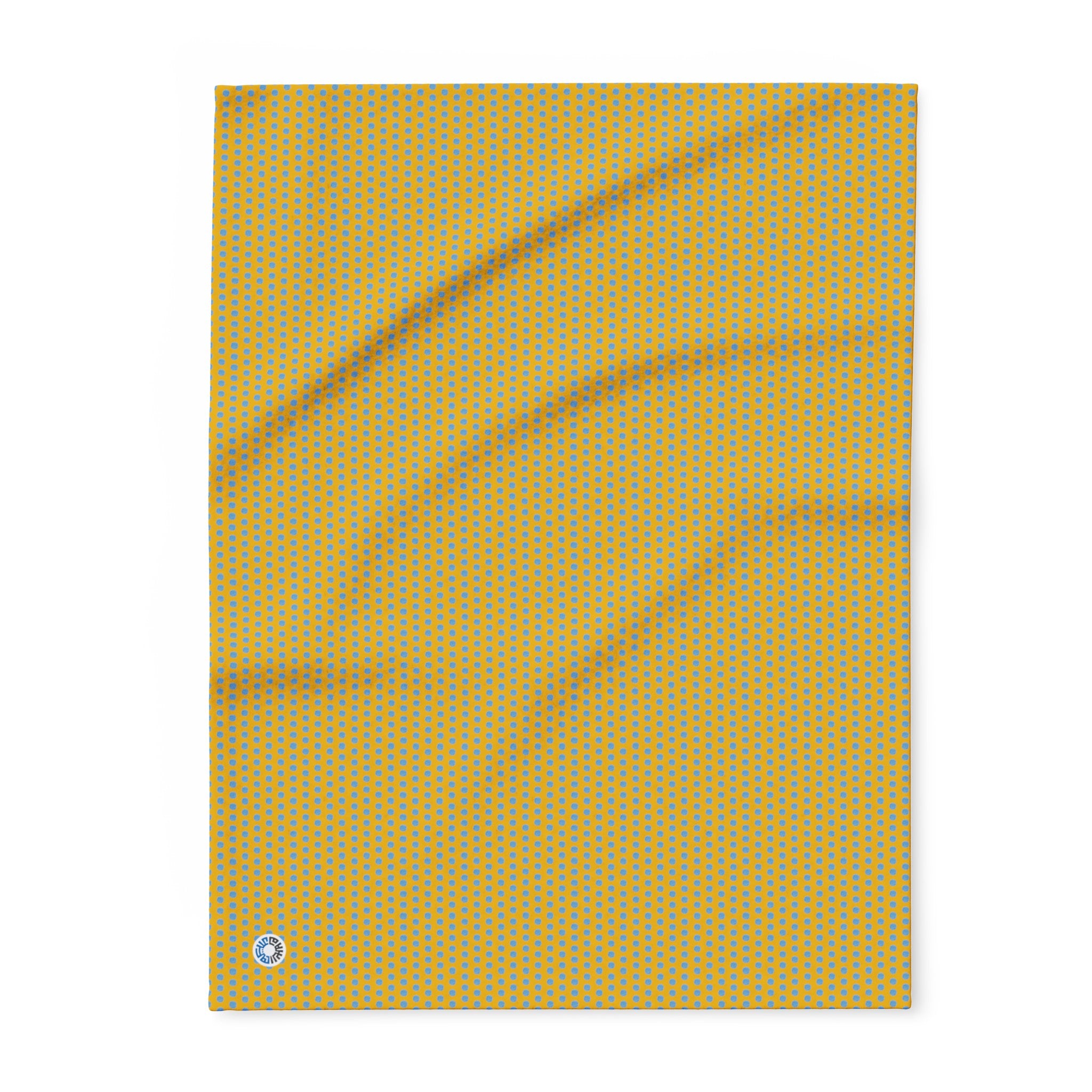 Arctic Fleece Blanket- Yellow/Blue