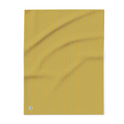 Arctic Fleece Blanket- Yellow/Blue