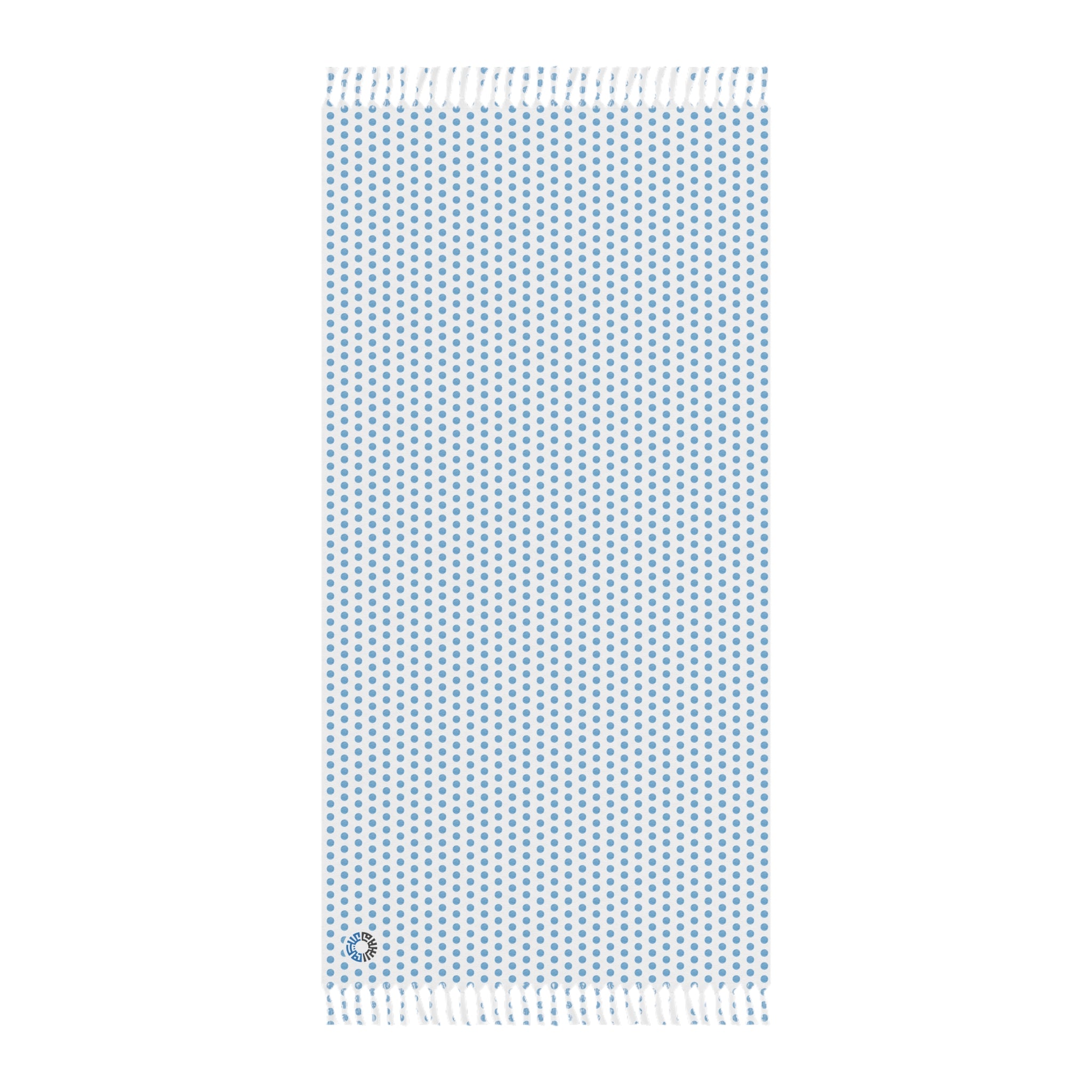 Boho Beach Cloth- Polka Dot Blue