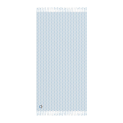 Boho Beach Cloth- Polka Dot Blue