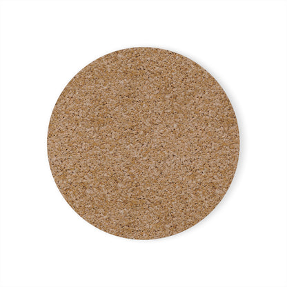 &quot;Salam&quot; Cork Back Coaster- Red