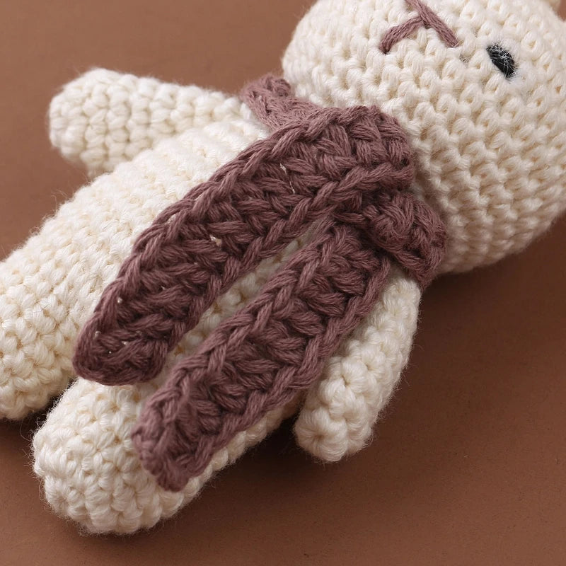 4pcs Handmade Crochet Baby Rabbit Stuffed Doll