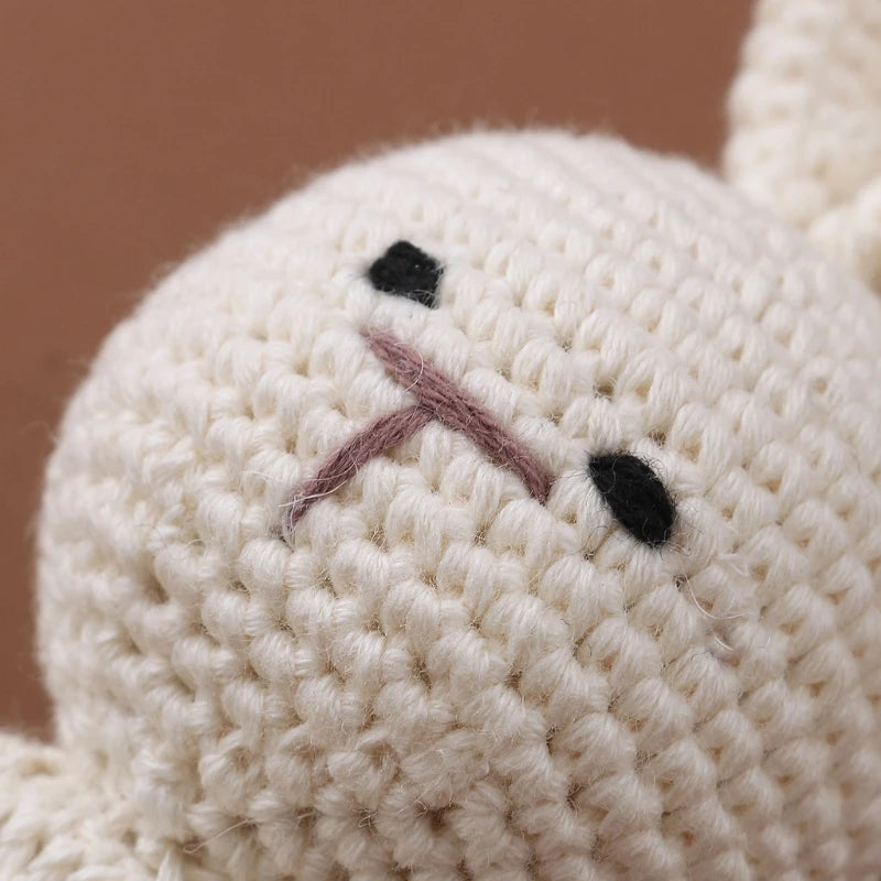4pcs Handmade Crochet Baby Rabbit Stuffed Doll