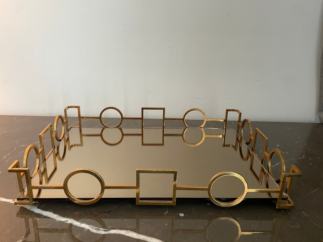 Rectangular Tray; Modern. 37 cm by 28 cm.