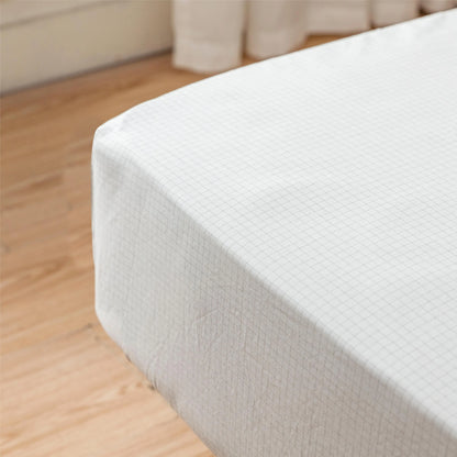 Earthing ESD 10% Silver Organic Cotton Healthy Fitted Sheet for All Size Bed, with a 4.5m Local Grounding Cable