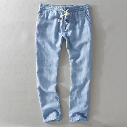 Linen Slim Fit Trousers for men