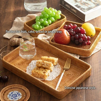 New Handwoven Rattan Storage Basket