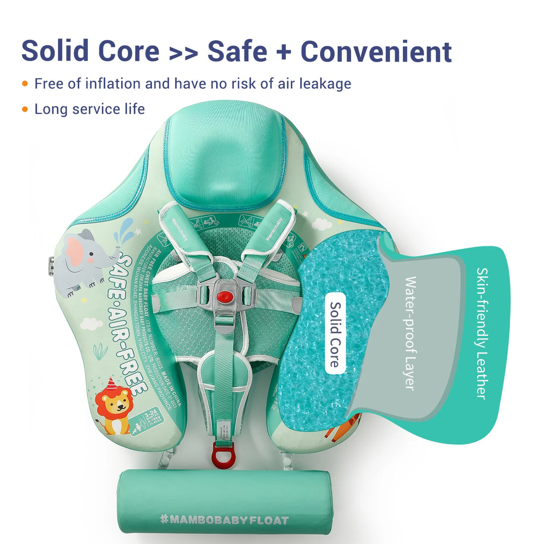 Pool Floater Non-Inflatable Swim Ring for babies