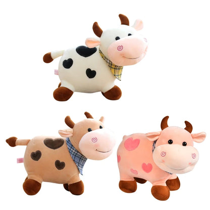 Fluffy Cow Plush Toy