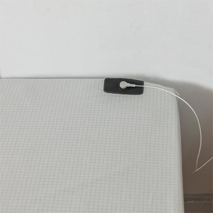 Earthing ESD 10% Silver Organic Cotton Healthy Fitted Sheet for All Size Bed, with a 4.5m Local Grounding Cable