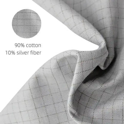 Grounding Flatted Bed Sheets with 10% Silver Fiber &amp; Organic Cotton- Conductive with Grounding Cord, Grounding Keep Good Sleep