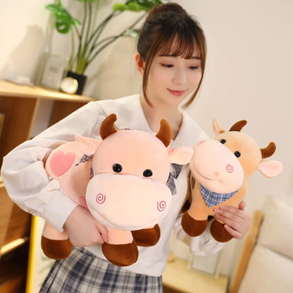 Fluffy Cow Plush Toy