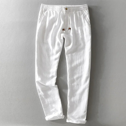 Linen Slim Fit Trousers for men
