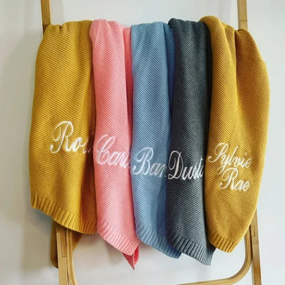 Baby Blanket,Personalized Embroidered Name