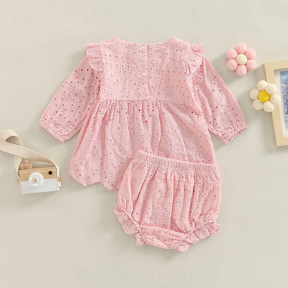 Baby Girl Ruffle Clothes Set