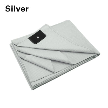 Grounding Flatted Bed Sheets with 10% Silver Fiber &amp; Organic Cotton- Conductive with Grounding Cord, Grounding Keep Good Sleep