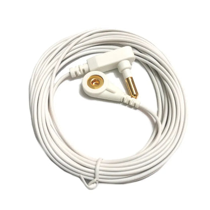 Earthing 100% cotton Flat sheet Earth benefit nature health well grounded gold connection earth cord