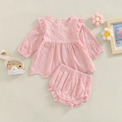 Baby Girl Ruffle Clothes Set