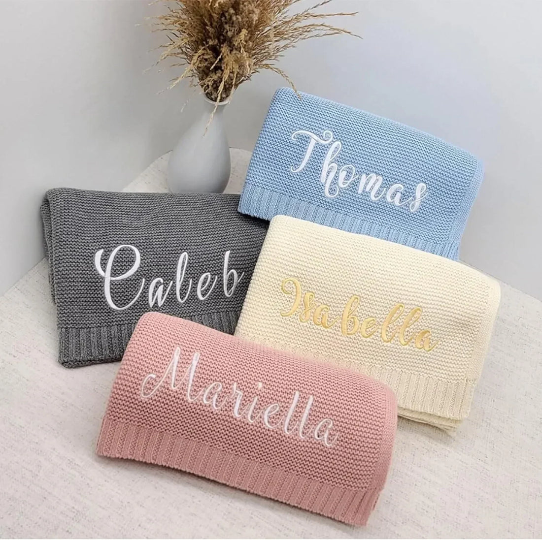 Baby Blanket,Personalized Embroidered Name