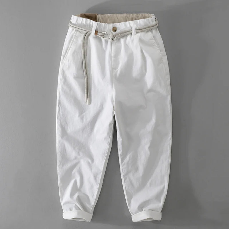 Unique Design Quality Cotton Cargo Pants Men Brand Trend Casual Trousers Elastic Waist 29-36 Pantalones Hombre Pantalon Homme